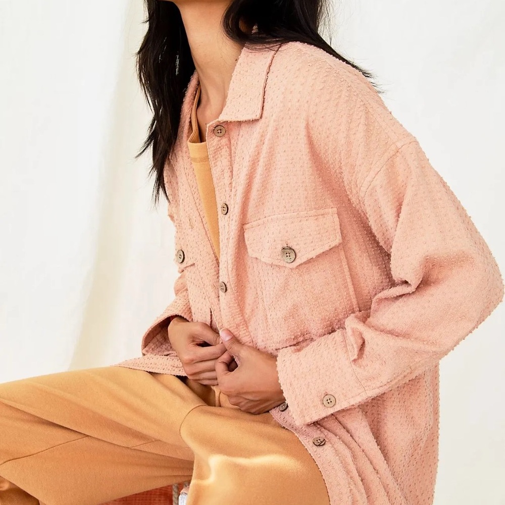 Free People Quite The Look Overshirt